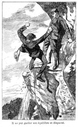 "He could not get his balance, and over he went."