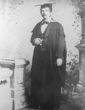 Arthur Conan Doyle at 22, graduating from Edinburgh University.